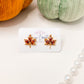 CZ Maple Leaf Studs