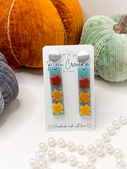 Leaf Drop Earrings