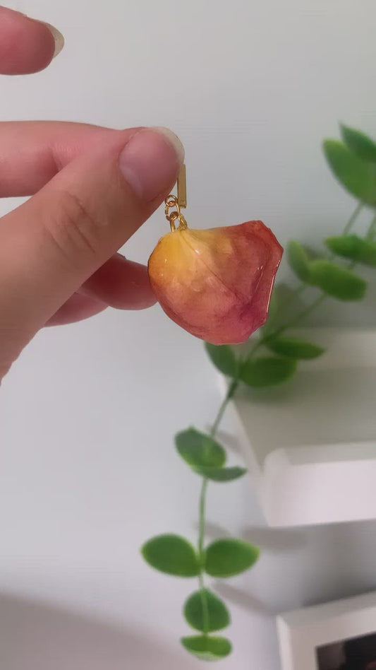 Rose Petal Earrings